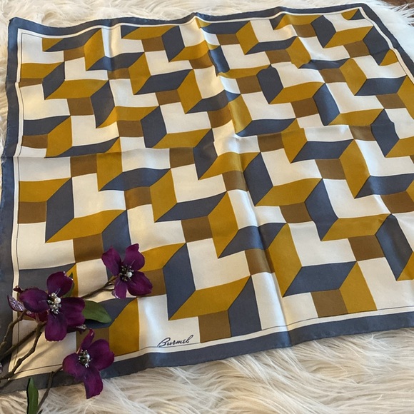 VINTAGE BURMEL scarf - Picture 6 of 10